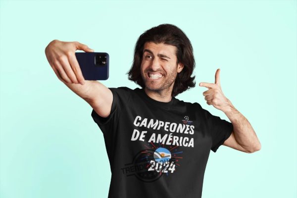 Argentina Champions Shirt 2024 Campeones De America T Shirt Copa America Championship Shirt Copa America Usa 2024 trendingnowe 2