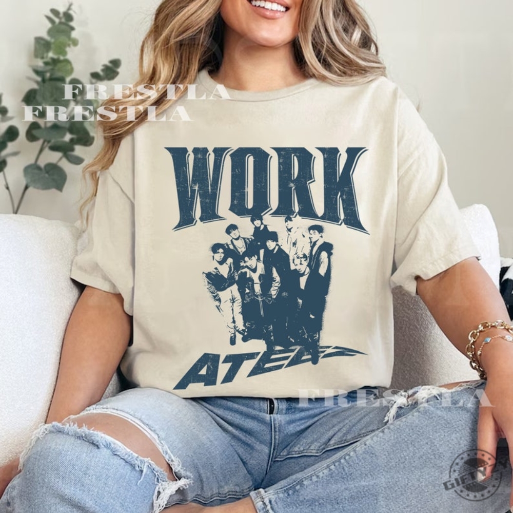 Ateez Towards The Light Will To Power World Tour Tshirt Ateez World Tour 2024 Sweatshirt Ateez Work Hoodie Ateez Golden Hour Shirt For Antiny