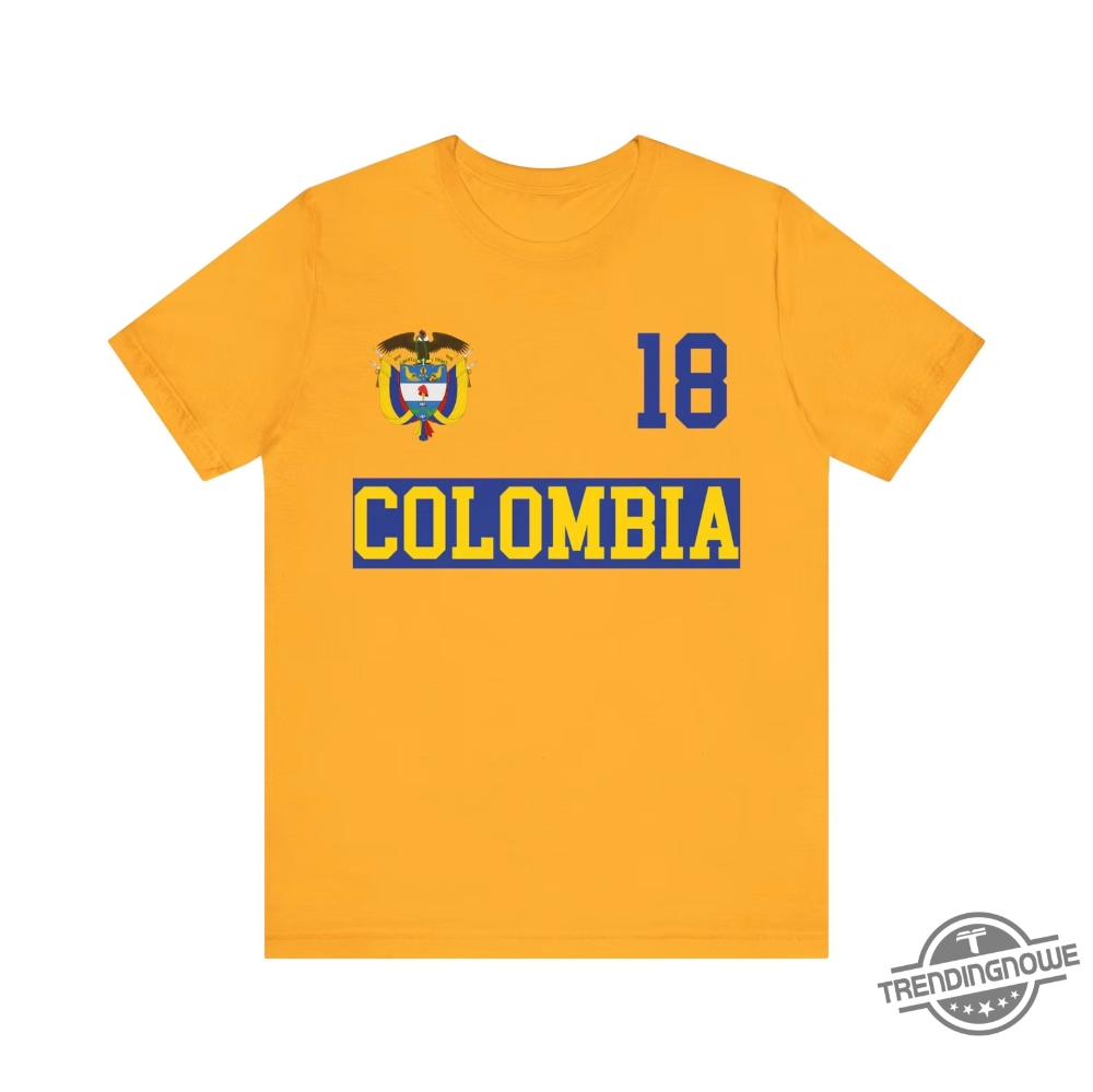 Personalized Colombia Tee Colombia Football T Shirt Colombia Copa America Champions Shirt