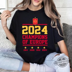 Spain Champions Of Europe Shirt Spain Euro 2024 Champions Shirt Spain Champions Euro 2024 Shirt Spain Champions T Shirt 2024 trendingnowe 2