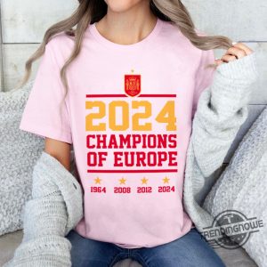 Spain Champions Of Europe Shirt Spain Euro 2024 Champions Shirt Spain Champions Euro 2024 Shirt Spain Champions T Shirt 2024 trendingnowe 3