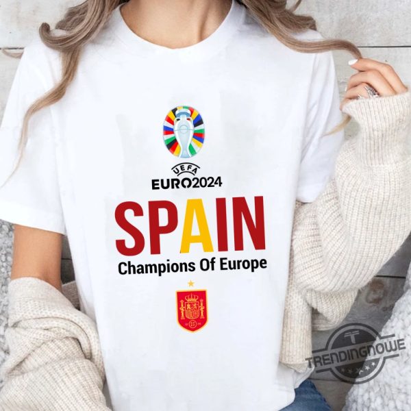 Spain Champions Of Europe Shirt 2024 Spain Champions T Shirt Spain Euro 2024 Champions Shirt Spain Champions Euro 2024 Shirt trendingnowe 4