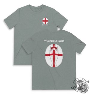 England Euro 2024 Champion Its Coming Home Back Design Double Sided Shirt giftyzy 5