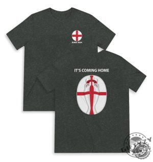 England Euro 2024 Champion Its Coming Home Back Design Double Sided Shirt giftyzy 7