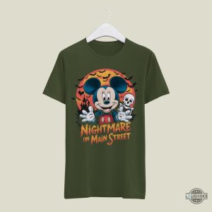 mickey mouse nightmare on main street disney halloween t shirt sweatshirt hoodie not so scary disneyland halloween costume gift laughinks 7