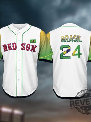 Red Sox Replica Jersey In Brazilian Colors Brazilian Celebration revetee 2