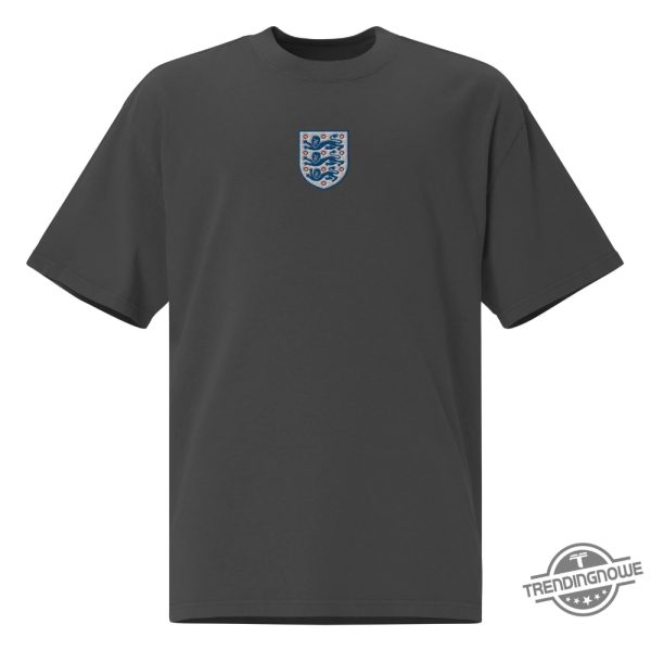 England National Team Chest Logo Embroidered Shirt trendingnowe 3