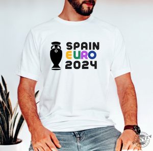 Spain Euro 2024 Shirt Football Boyfriend Tshirt Fathers Day Gift Tournament 2024 Hoodie Spain Sweatshirt Sports Shirt giftyzy 4