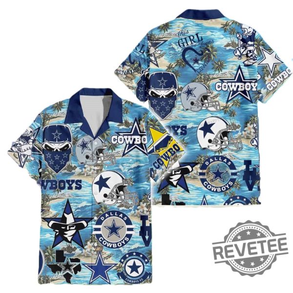 Cowboys Hawaiian Shirt 2024 Giveaway Dallas Cowboys Hawaiian Shirt revetee 1