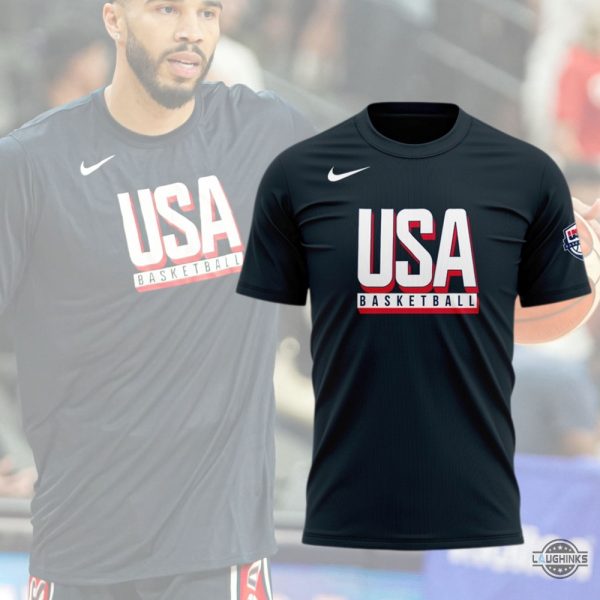 team usa basketball shirt nike in usa vs canada basketball game 2024