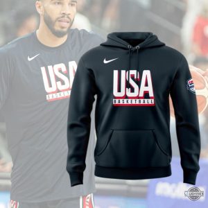 team usa basketball shirt nike in usa vs canada basketball game 2024