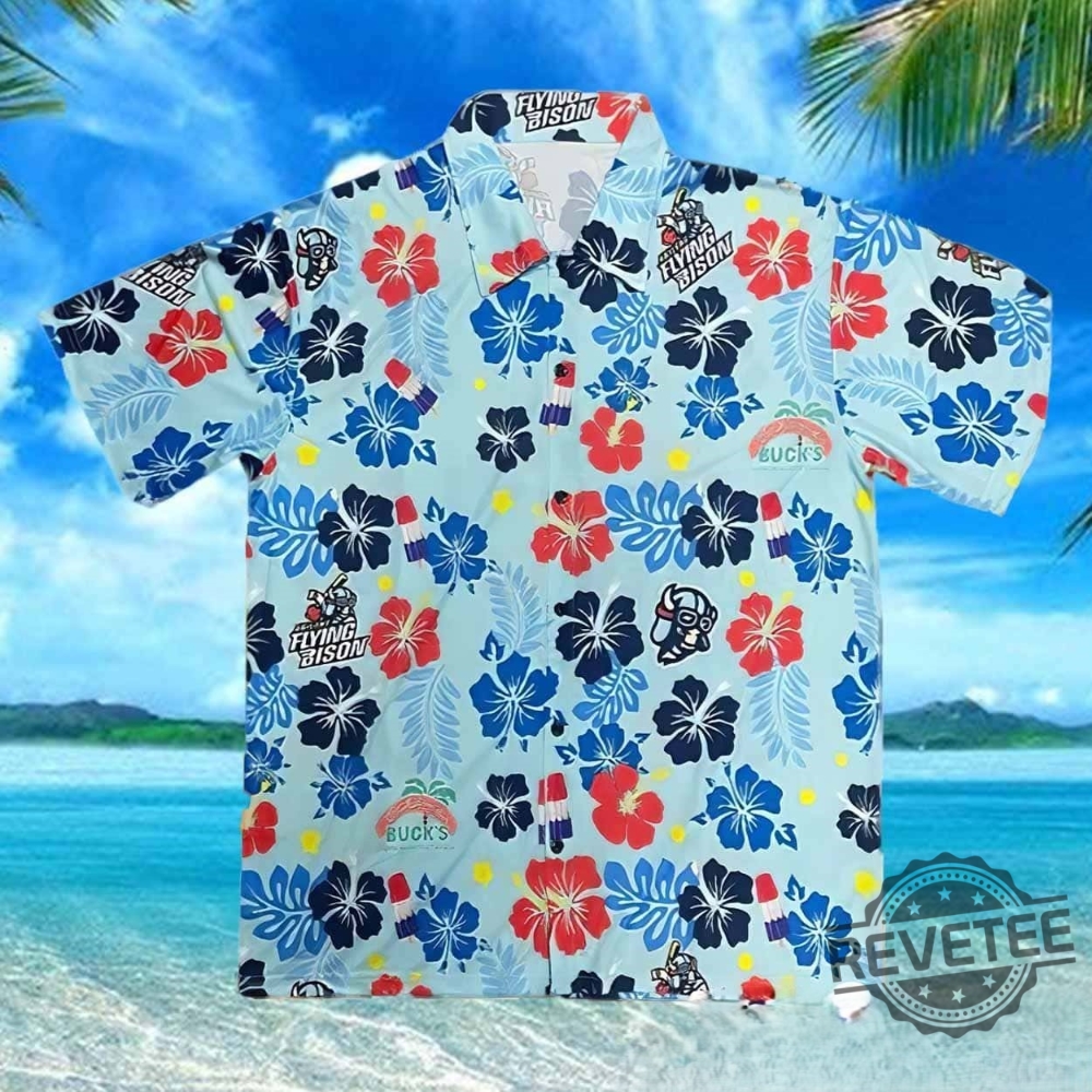 Flying Bison Hawaiian Shirt 2024 Giveaway Abilene Flying Bison Shirt