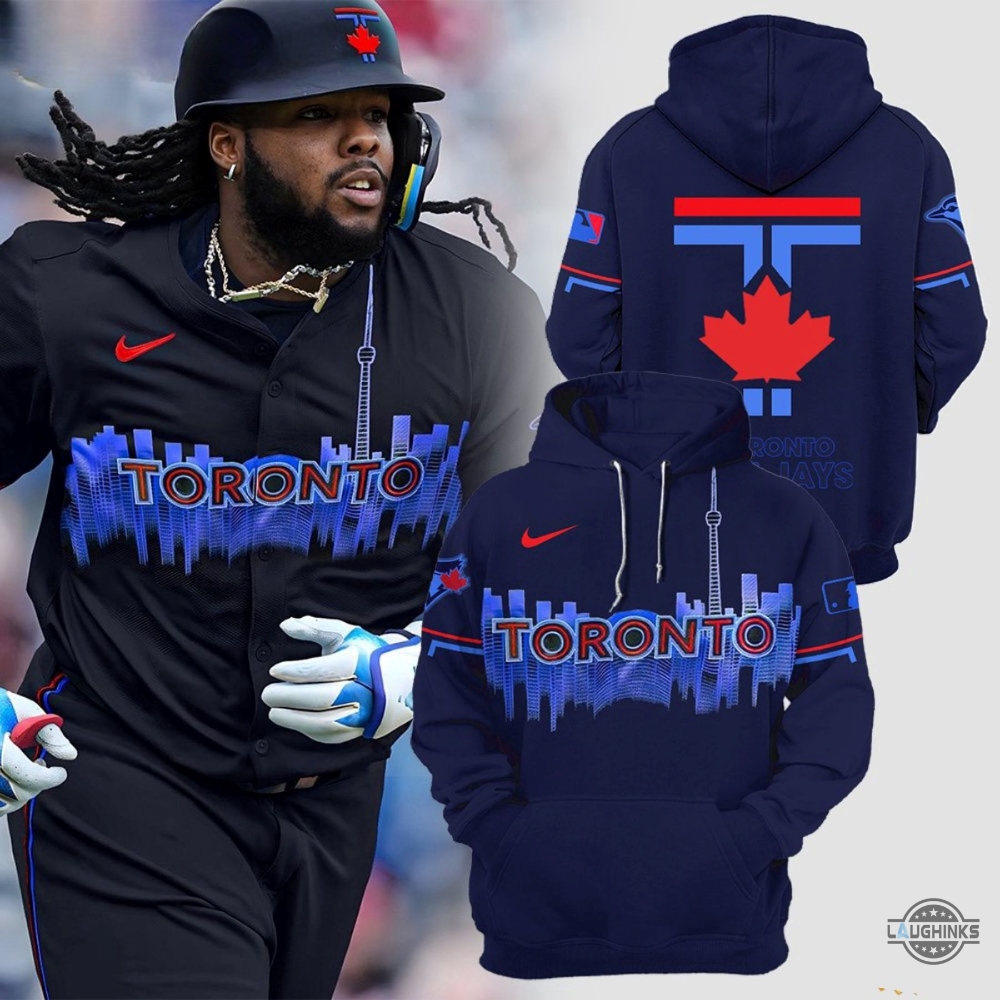 Nike Toronto Blue Jays Tshirt Sweatshirt Hoodie Cosplay Mlb Blue Jays City Connect Jersey Uniforms 2024