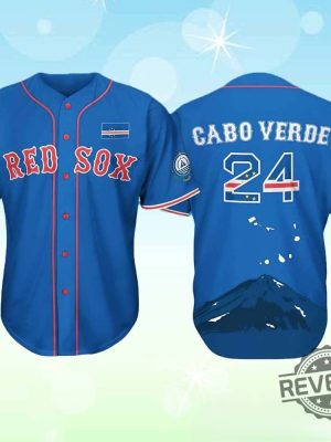 Red Sox Cabo Verdean Jersey 2024 Giveaway Boston Red Sox Giveaway revetee 2