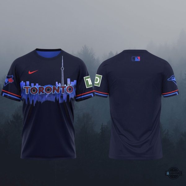 nike toronto blue jays tshirt sweatshirt hoodie cosplay mlb blue jays city connect jersey uniforms 2024 laughinks 2