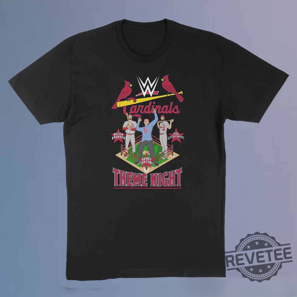 Cardinals Theme Night Shirt 2024 Giveaway Cardinals Themed Wwe T Shirt