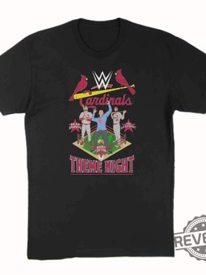 Cardinals Theme Night Shirt 2024 Giveaway Cardinals Themed Wwe T Shirt revetee 2