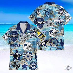 dallas cowboys hawaiian shirt giveaway 2024 this girl loves cowboys aloha summer beach button up shirts and shorts laughinks 1