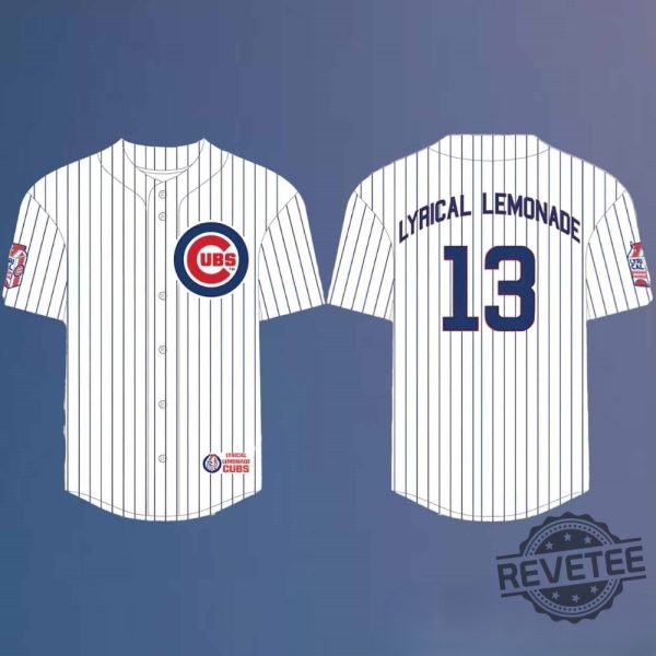 Cubs Lyrical Lemonade Jersey 2024 Giveaway Cubs X Lyrical Lemonade Jersey revetee 2