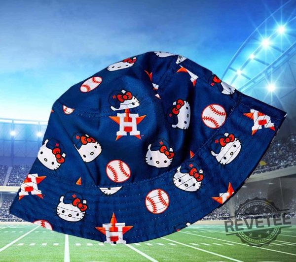 Astros Hello Kitty Bucket Hat 2024 Giveaway Houston Astros Giveaway revetee 1