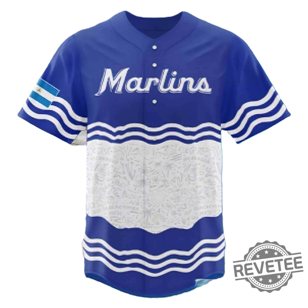 Marlins Nicaraguan Heritage Jersey 2024 Giveaway Miami Marlins Jersey Giveaway