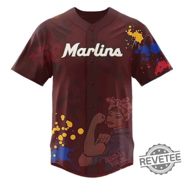 Marlins Venezuelan Heritage Jersey 2024 Giveaway Venezuelan Heritage Marlins Jersey revetee 1