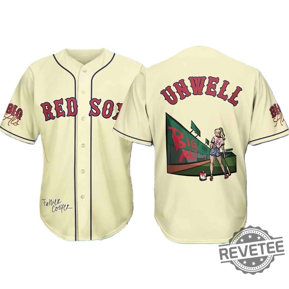 Unwell Red Sox Father Cooper Jersey 2024 Giveaway Unwell Red Sox Jersey