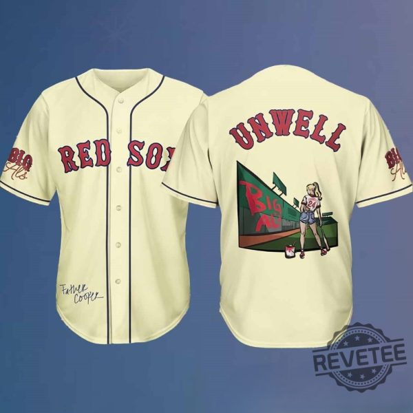 Unwell Red Sox Father Cooper Jersey 2024 Giveaway Unwell Red Sox Jersey revetee 2