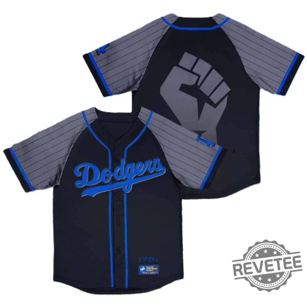 Dodgers Black Heritage Night Jersey 2024 Giveaway Dodgers Black Heritage Night Shirt revetee 1