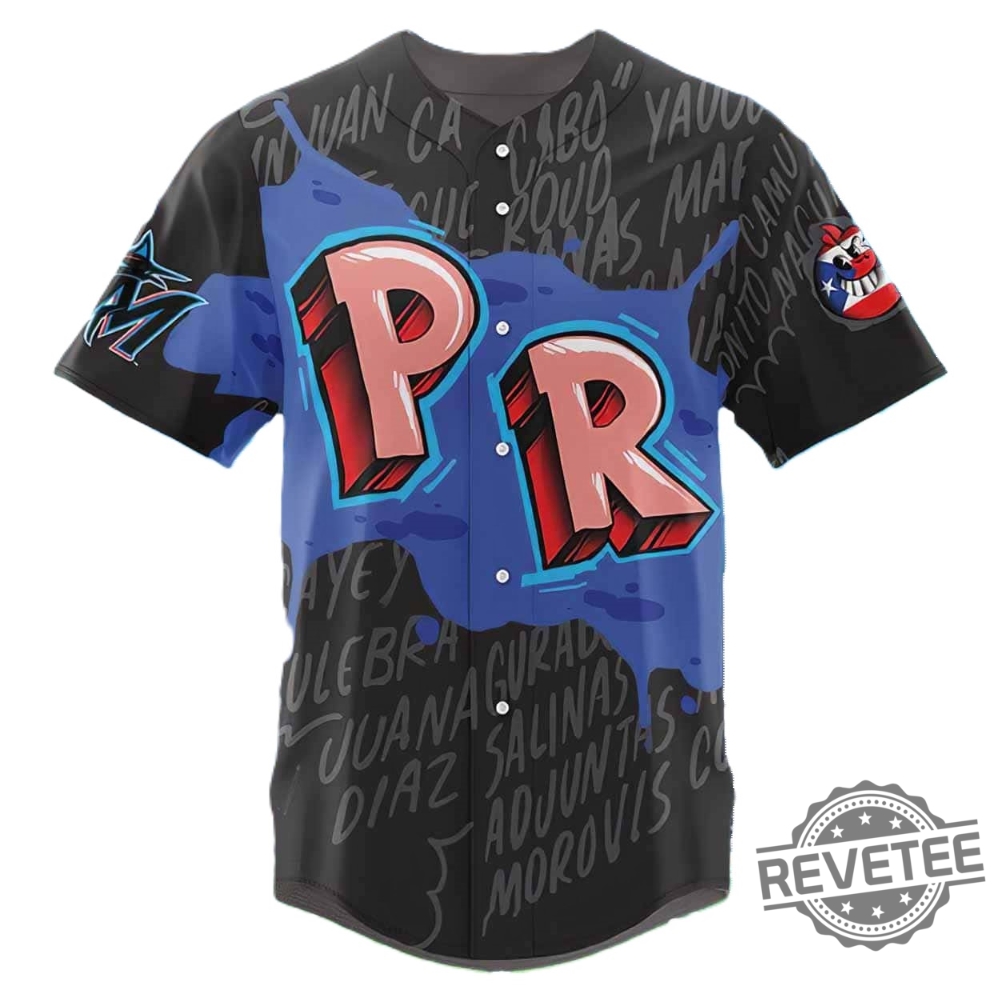 Marlins Puerto Rican Heritage Jersey 2024 Giveaway Puerto Rican Heritage Marlins Jersey