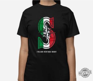 Mariners Italian Heritage Night Shirt 2024 Giveaway Italian Heritage T Shirt Mariners Italian Shirt revetee 3