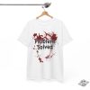 Problem Solved Bloody Shirt Funny Halloween T Shirt Mens Bloody Problem Solved T Shirt Spooky Novelty Tee trendingnowe 1