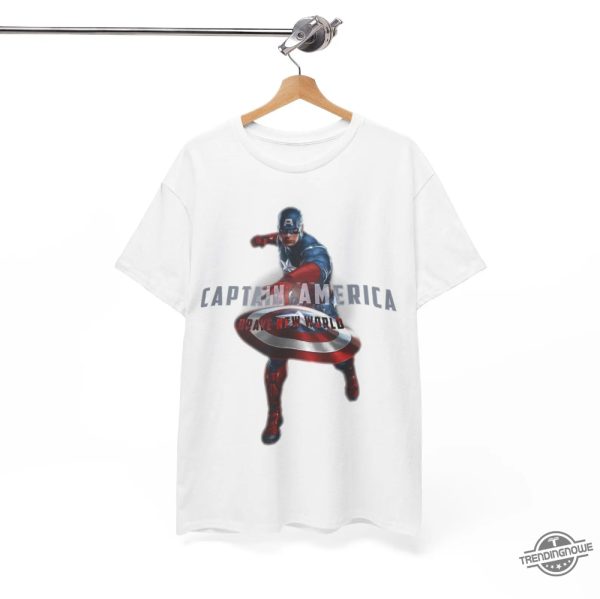 Captain America Brave New World Shirt Marvel Superhero Graphic Tee Avengers Shirt Comic Con Outfit Captain America T Shirt trendingnowe 2