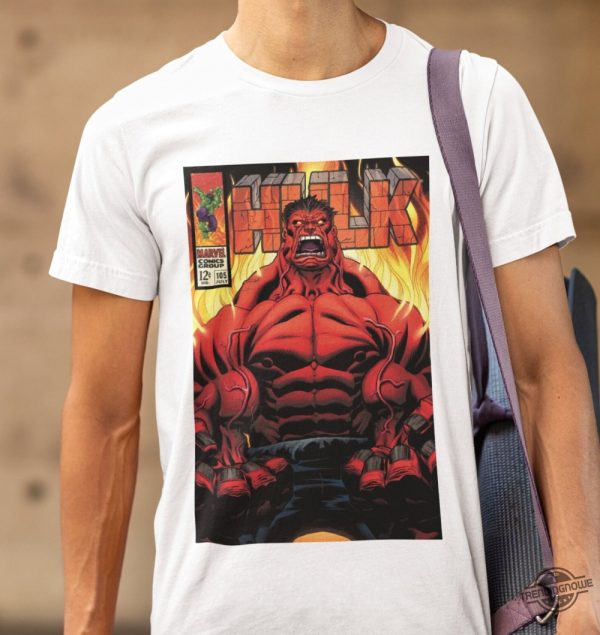 Red Hulk Shirt Captain America Brave New World 2025 Comic Book Shirt Thunderbolt Ross T Shirt Marvel Gifts Holiday Gift trendingnowe 3