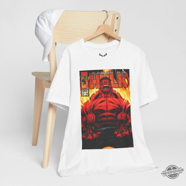 Red Hulk Shirt Captain America Brave New World 2025 Comic Book Shirt Thunderbolt Ross T Shirt Marvel Gifts Holiday Gift trendingnowe 4