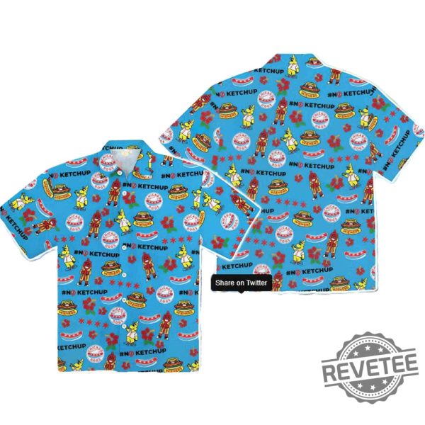 Chicago Dogs No Ketchup Hawaiian Shirt 2024 Giveaway Chicago Dogs No Ketchup Shirt revetee 1