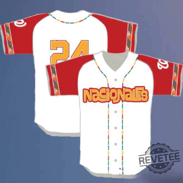 Nationals Hispanic Heritage Day Jersey 2024 Giveaway Nationals Hispanic Jersey revetee 2