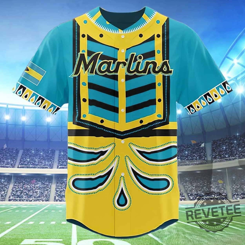 Marlins Bahamian Heritage Jersey 2024 Giveaway Bahamian Heritage Marlins Jersey