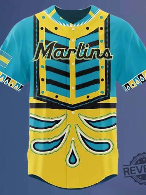 Marlins Bahamian Heritage Jersey 2024 Giveaway Bahamian Heritage Marlins Jersey revetee 2