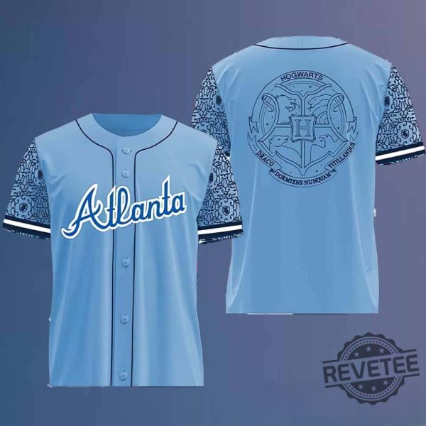 Braves Harry Potter Jersey Shirt 2024 Giveaway Harry Potter Braves Jersey revetee 2