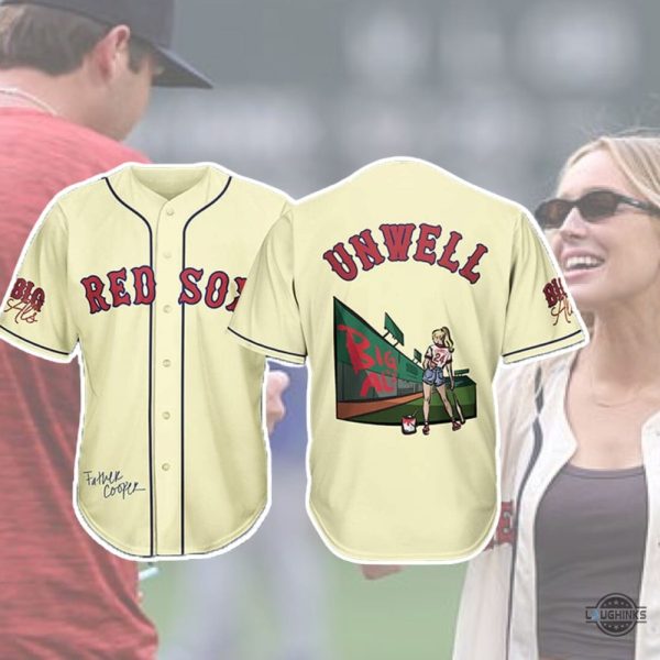 boston red sox baseball jersey shirt for sale alexandra cooper red sox shirt big als takeover unwell jersey giveaway 2024 laughinks 1