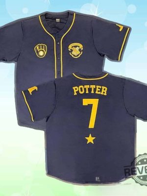 Brewers Harry Potter Night Jersey 2024 Giveaway Brewers Harry Potter Jersey revetee 2