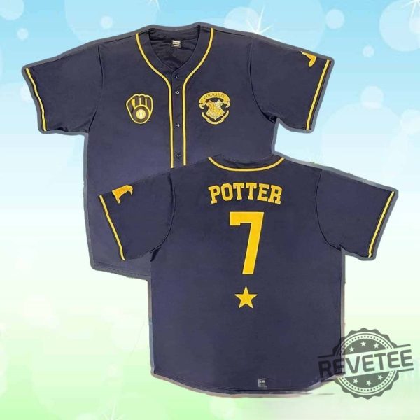 Brewers Harry Potter Night Jersey 2024 Giveaway Brewers Harry Potter Jersey revetee 2