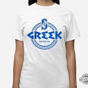 Mariners Greek Heritage Day Shirt 2024 Giveaway Mariners Greek Heritage Shirt revetee 3