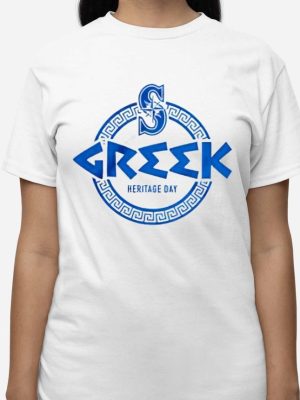 Mariners Greek Heritage Day Shirt 2024 Giveaway Mariners Greek Heritage Shirt revetee 3