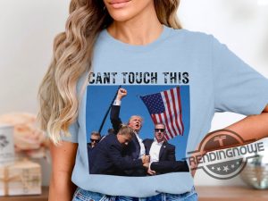 Donald Trump Shirt Donald Trump Maga Shirt Donald Trump Shot Cant Touch This T Shirt Cant Touch Donald Trump 2024 Tee trendingnowe 1