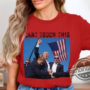 Donald Trump Shirt Donald Trump Maga Shirt Donald Trump Shot Cant Touch This T Shirt Cant Touch Donald Trump 2024 Tee trendingnowe 3