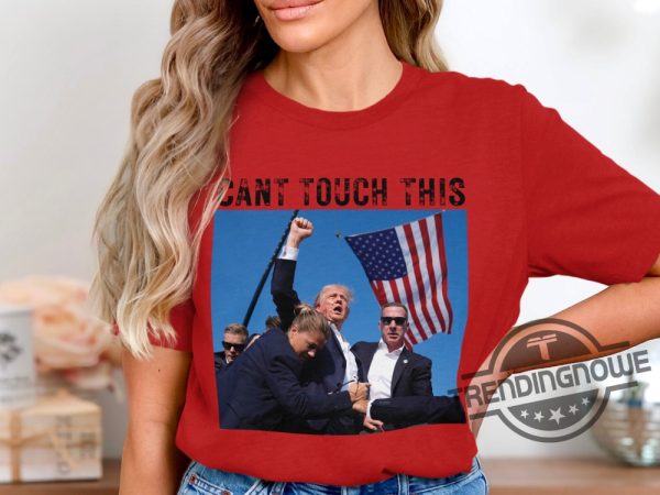 Donald Trump Shirt Donald Trump Maga Shirt Donald Trump Shot Cant Touch This T Shirt Cant Touch Donald Trump 2024 Tee trendingnowe 3