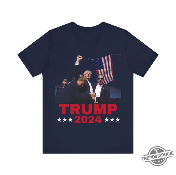 Trump Shooting Shirt 2024 Trump Rally T Shirt Trump Photo Shirt Donald Trump Shirt Trump Shot Shirt trendingnowe 3