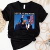 Trump Never Surrender Shirt Trump Shooting Shirt 2024 Trump Rally T Shirt Trump Photo Shirt Donald Trump Shirt Trump Shot Shirt trendingnowe 3